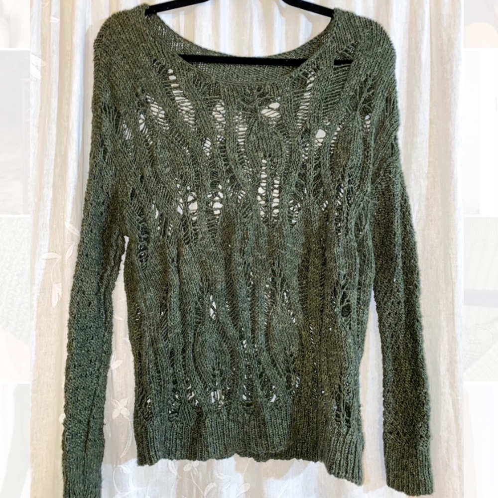 Green sweater